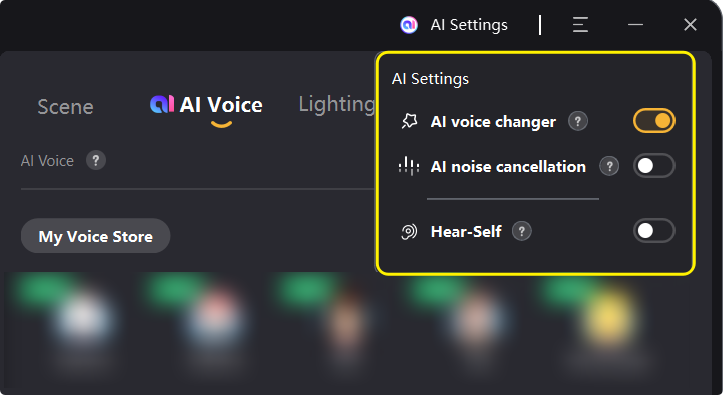 AI Noise Cancelling